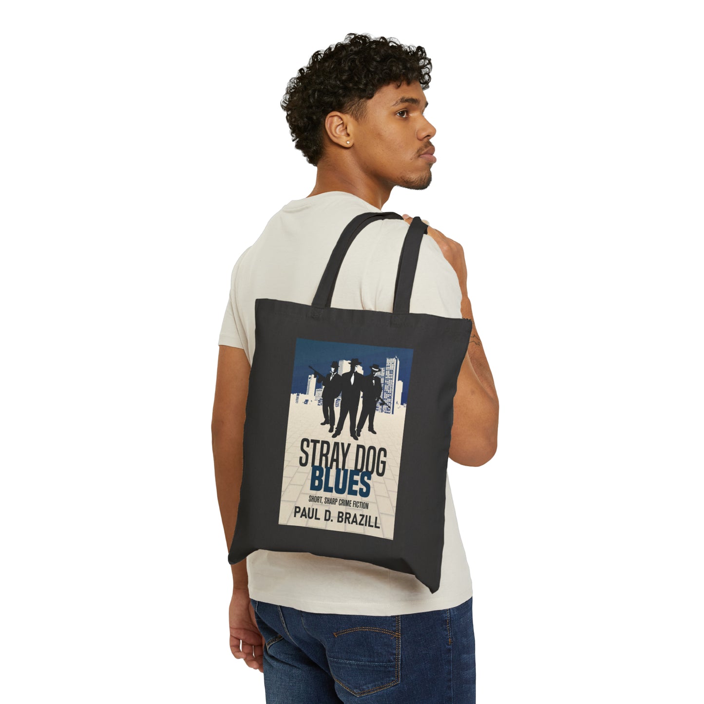 Stray Dog Blues - Cotton Canvas Tote Bag
