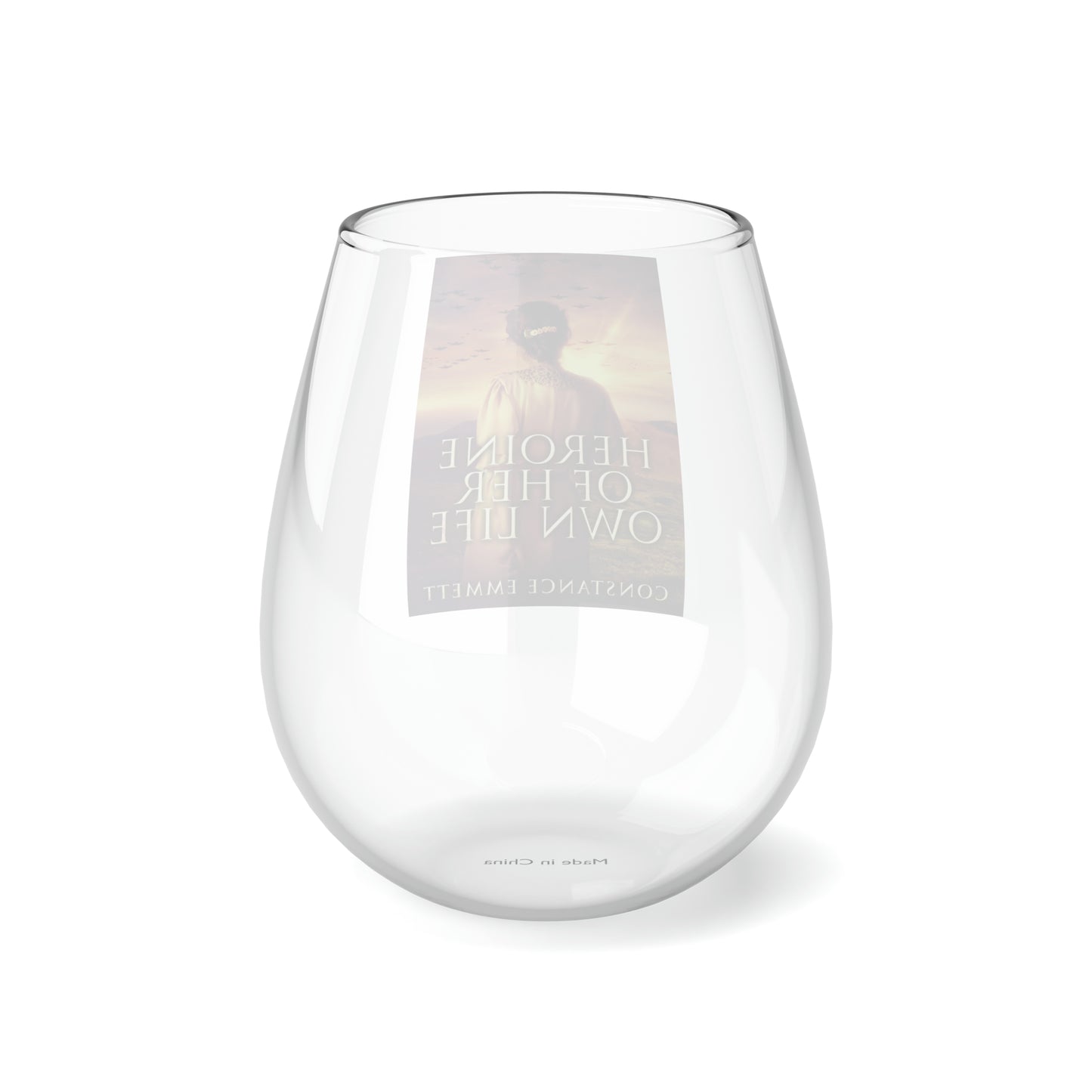 Heroine Of Her Own Life - Stemless Wine Glass, 11.75oz