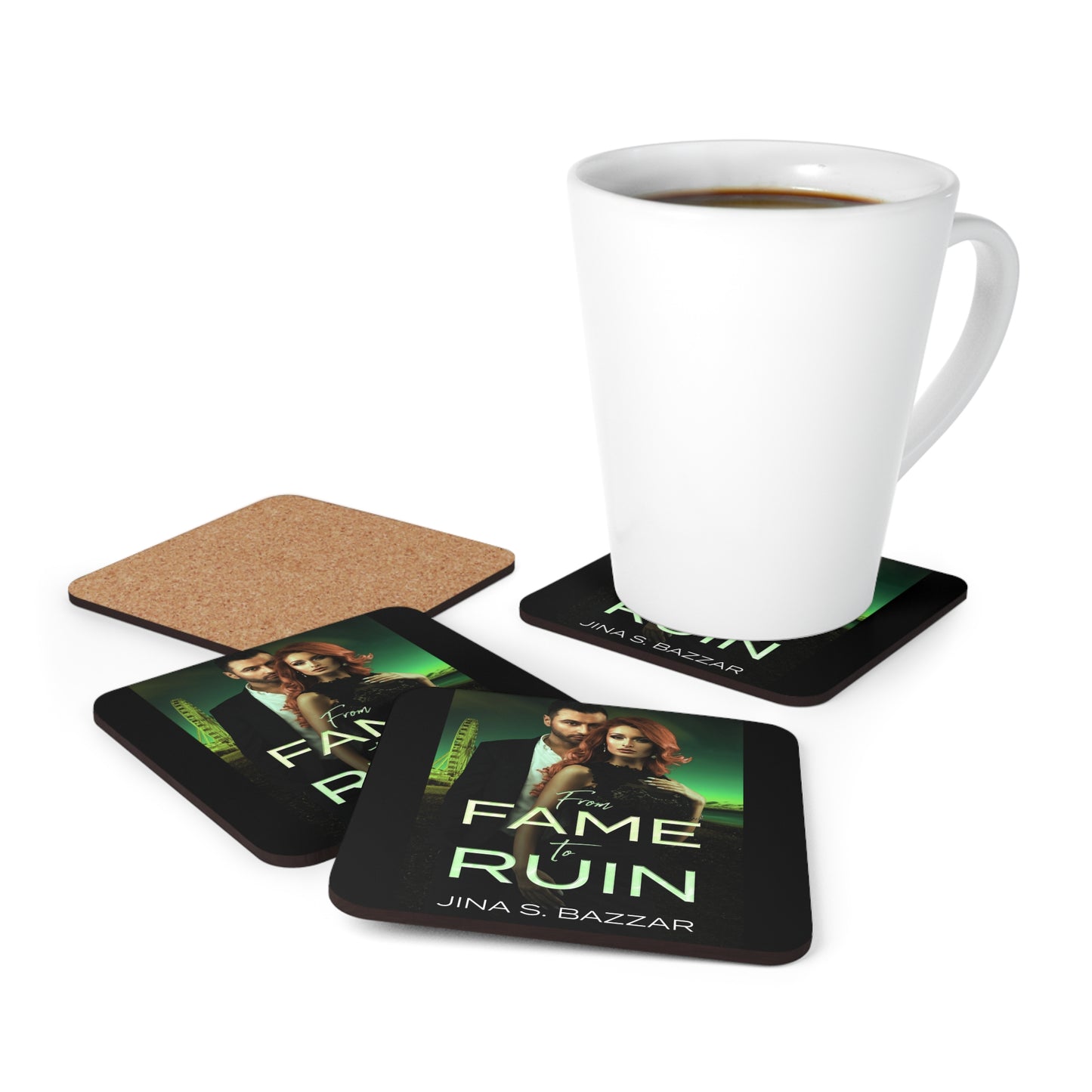 From Fame To Ruin - Corkwood Coaster Set