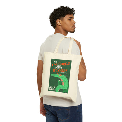 The Crocodile Who Lost His Glasses - Cotton Canvas Tote Bag
