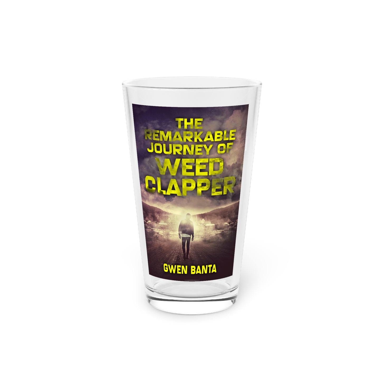 The Remarkable Journey Of Weed Clapper - Pint Glass
