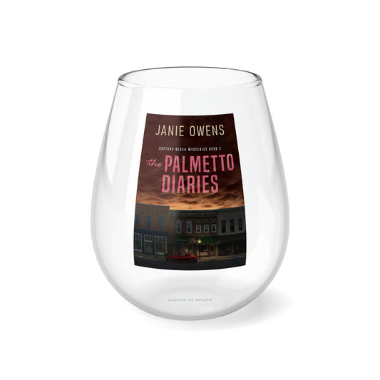 The Palmetto Diaries - Stemless Wine Glass, 11.75oz