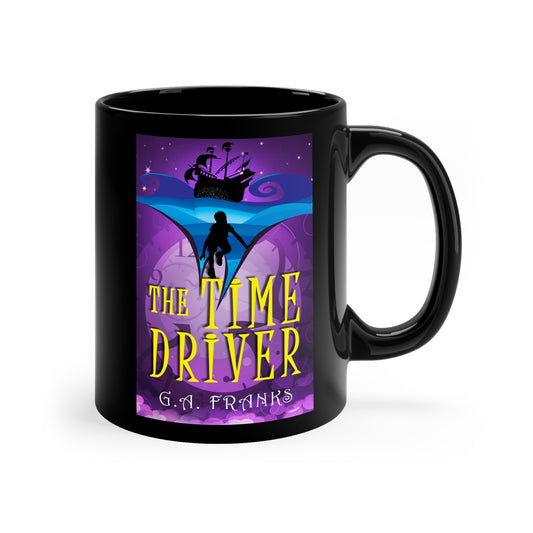 The Time Driver - Black Coffee Mug