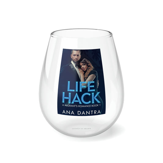 Life Hack - Stemless Wine Glass, 11.75oz