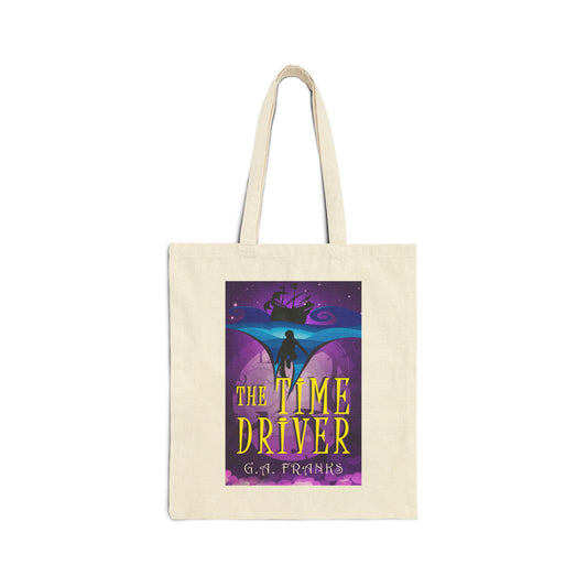 The Time Driver - Cotton Canvas Tote Bag