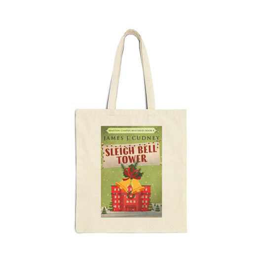 Sleigh Bell Tower - Cotton Canvas Tote Bag