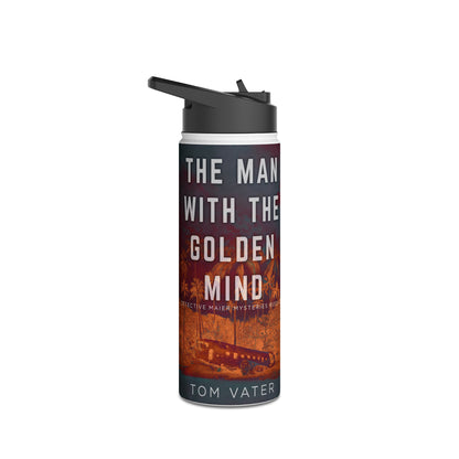 The Man With The Golden Mind - Stainless Steel Water Bottle