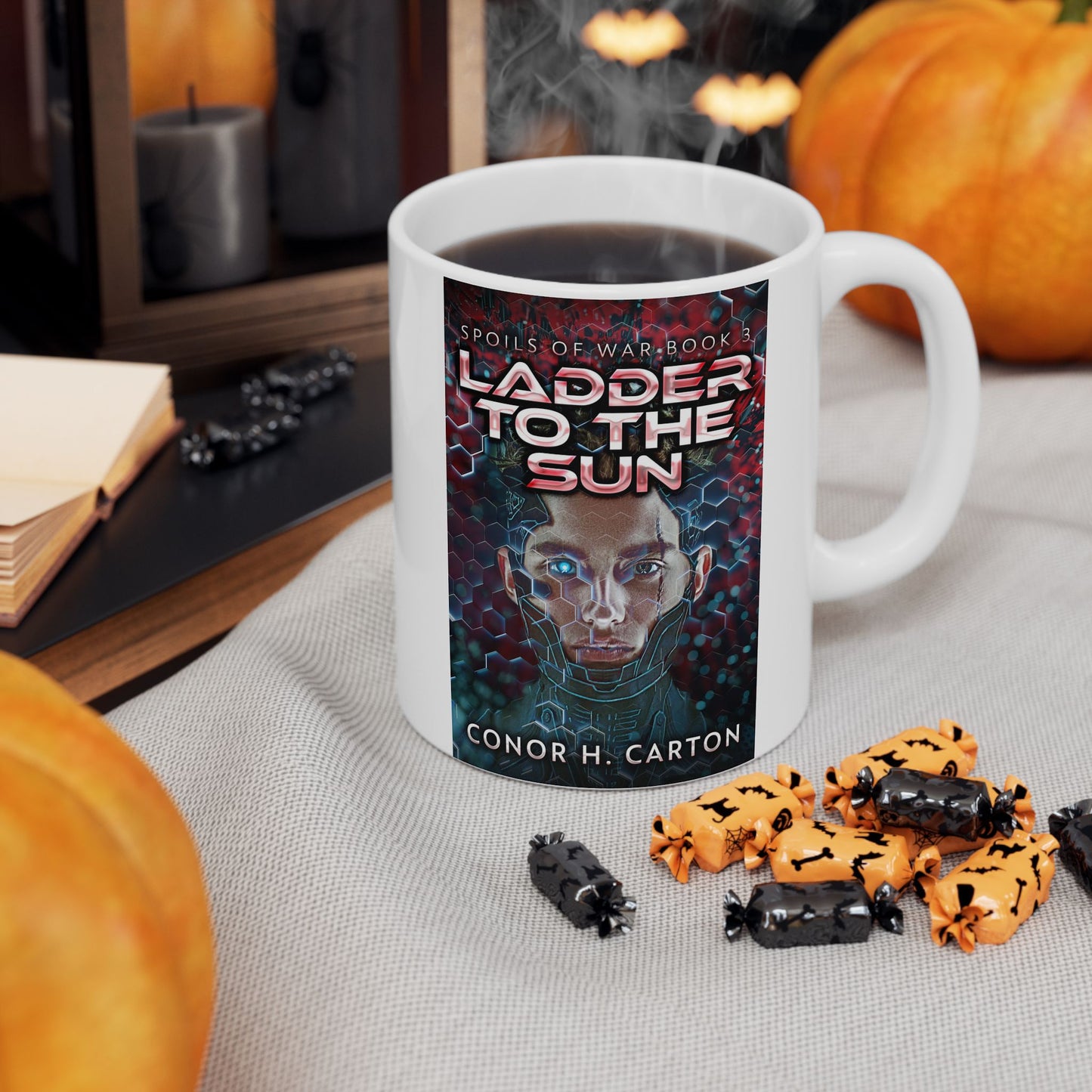 Ladder To The Sun - White Coffee Mug