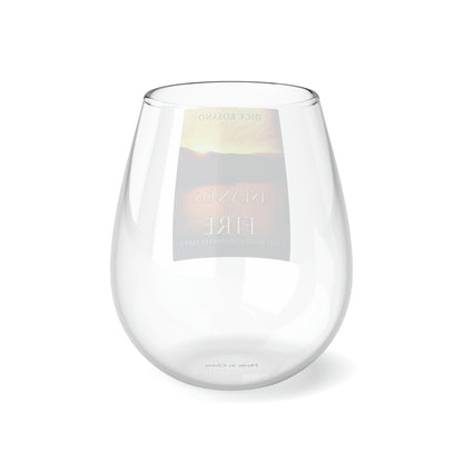 Islands Of Fire - Stemless Wine Glass, 11.75oz