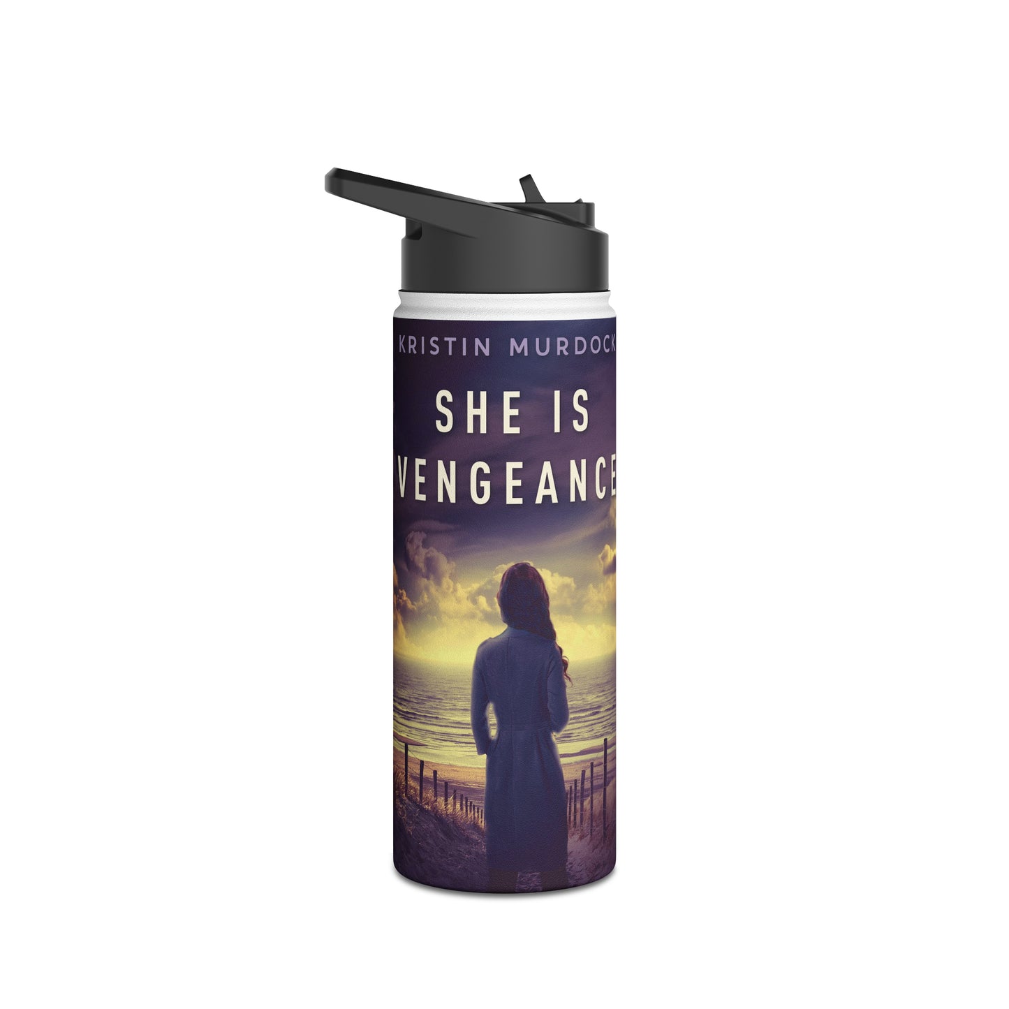 She Is Vengeance - Stainless Steel Water Bottle
