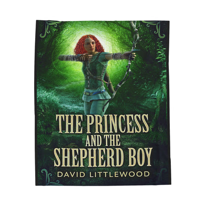The Princess And The Shepherd Boy - Velveteen Plush Blanket