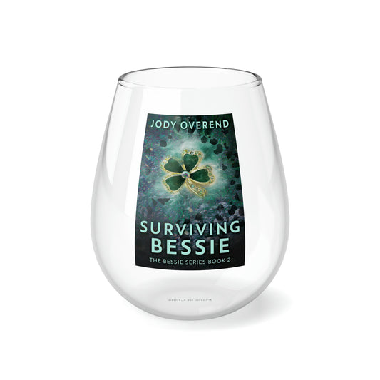 Surviving Bessie - Stemless Wine Glass, 11.75oz