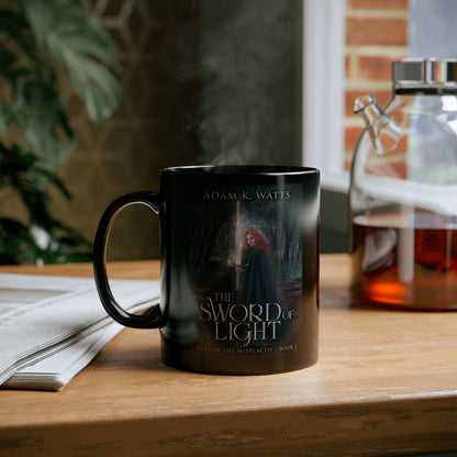 The Sword of Light - Black Coffee Mug