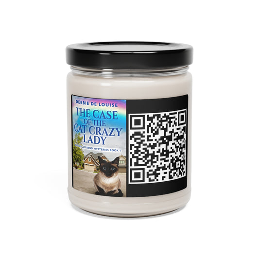The Case Of The Cat Crazy Lady - Scented Soy Candle