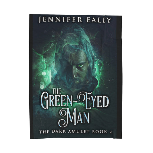 The Green-Eyed Man - Velveteen Plush Blanket