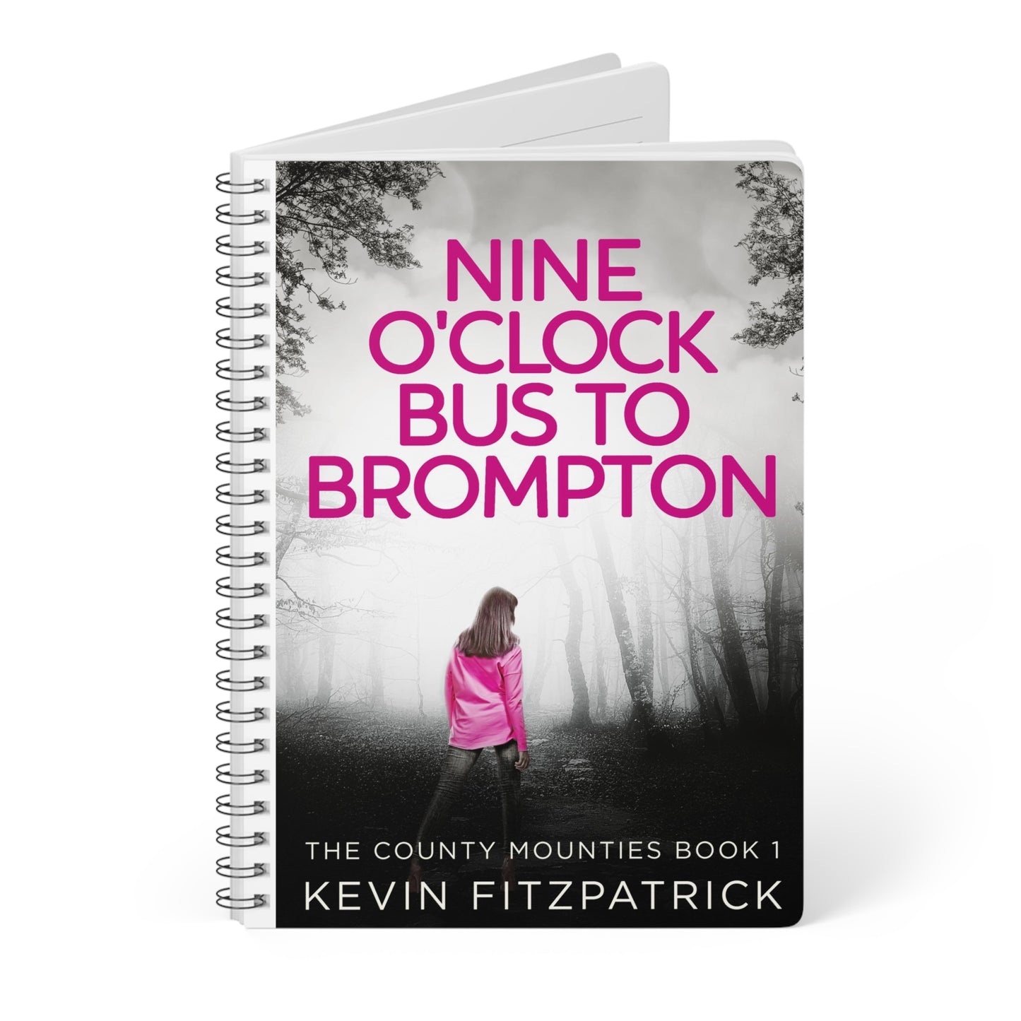 Nine O'Clock Bus To Brompton - A5 Wirebound Notebook