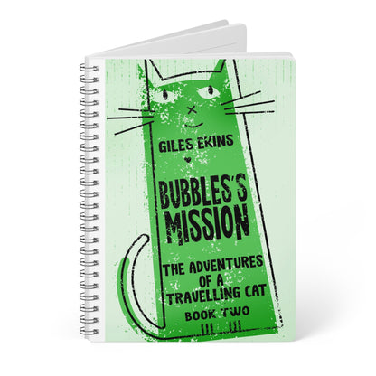 Bubbles's Mission - A5 Wirebound Notebook