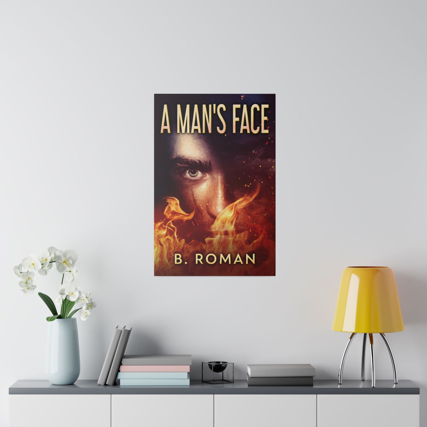 A Man's Face - Canvas