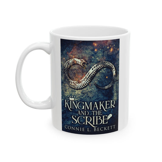 Kingmaker And The Scribe - White Coffee Mug