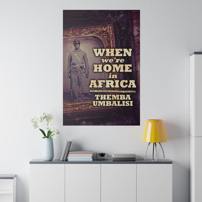 When We're Home In Africa - Canvas