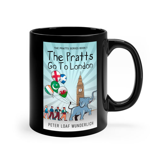 The Pratts Go To London - Black Coffee Mug