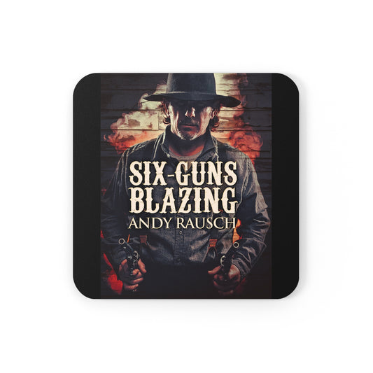 Six-Guns Blazing - Corkwood Coaster Set