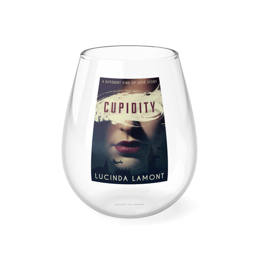 Cupidity - Stemless Wine Glass, 11.75oz