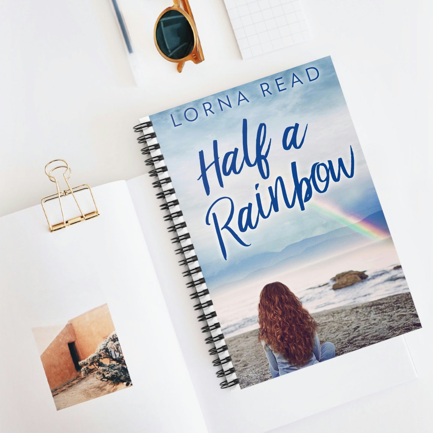 Half A Rainbow - Spiral Notebook