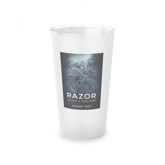 A Long Ride - Frosted Pint Glass