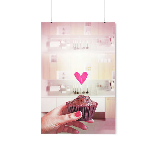Love And Cupcakes - Matte Poster