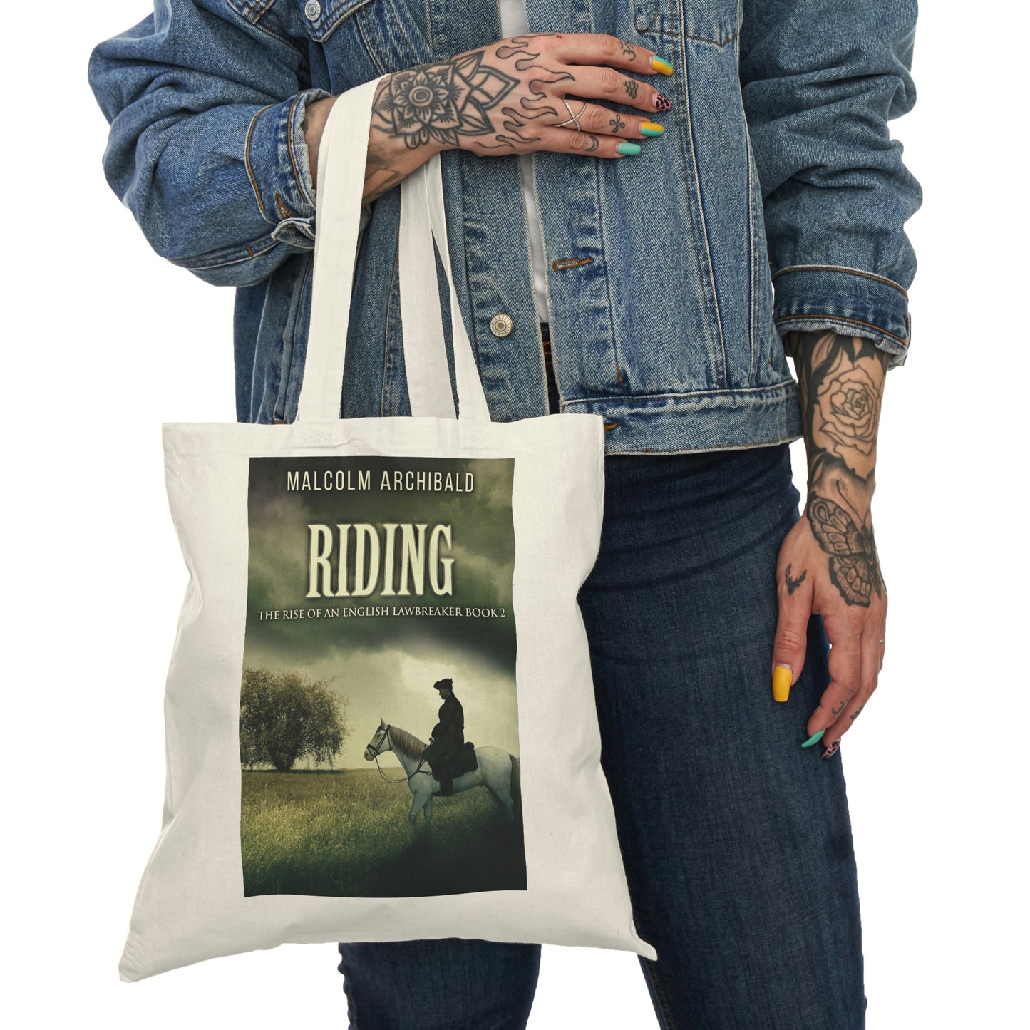 Riding - Natural Tote Bag