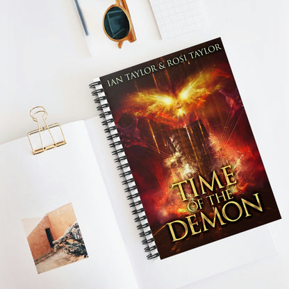Time Of The Demon - Spiral Notebook