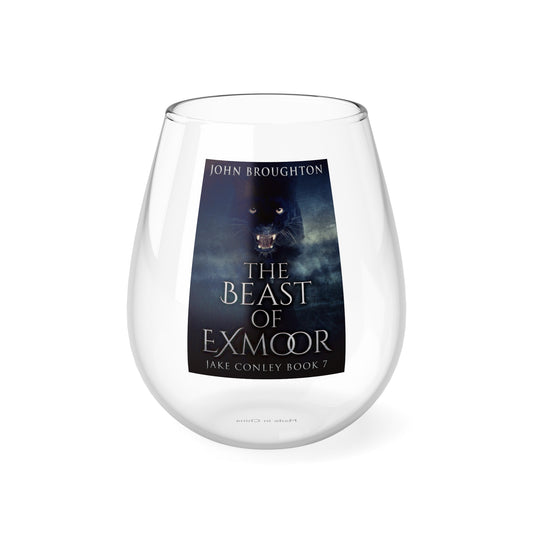 The Beast Of Exmoor - Stemless Wine Glass, 11.75oz