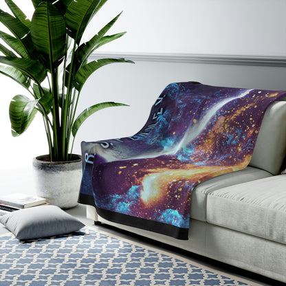 Relativity - Velveteen Plush Blanket