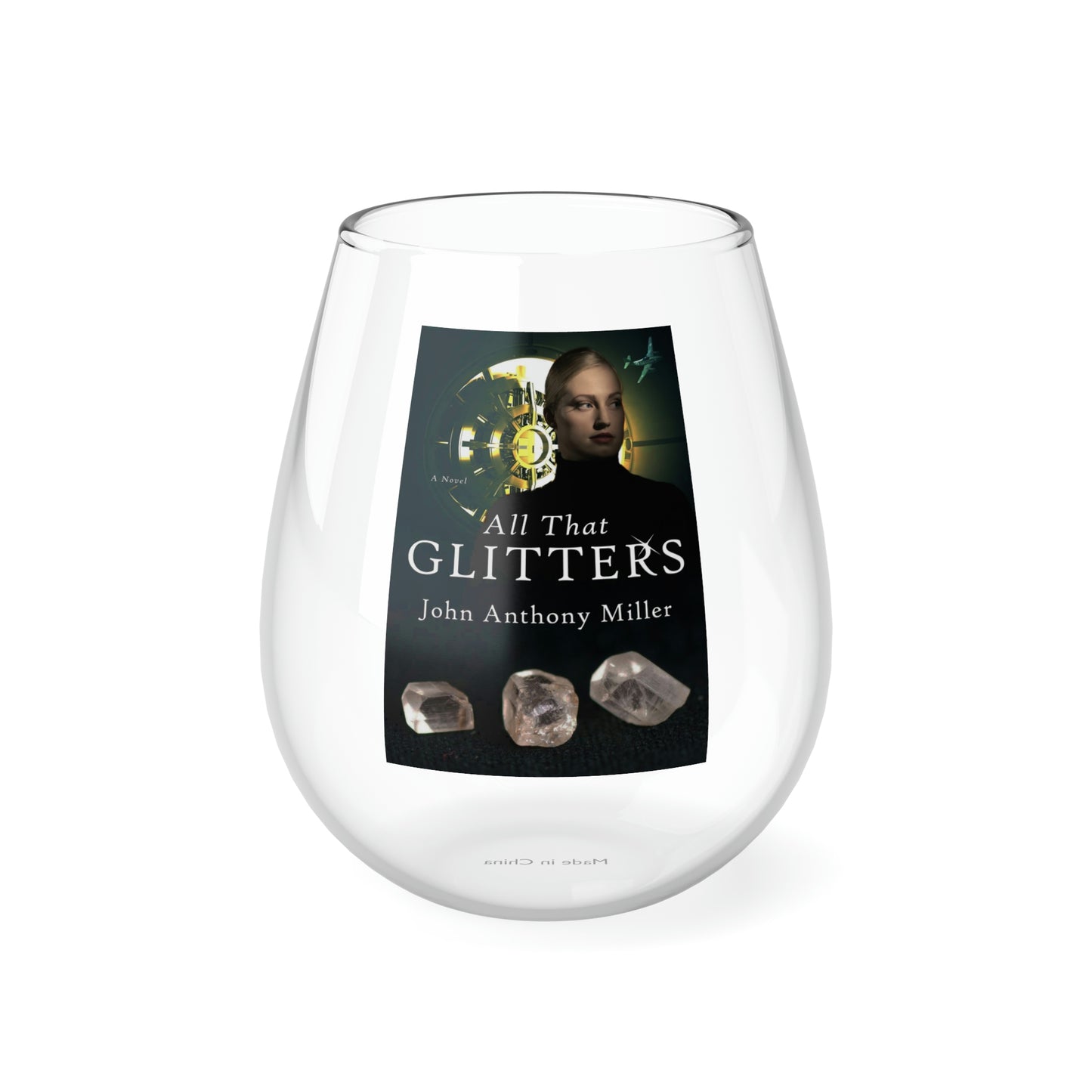 All That Glitters - Stemless Wine Glass, 11.75oz