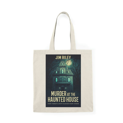 Murder at the Haunted House - Natural Tote Bag