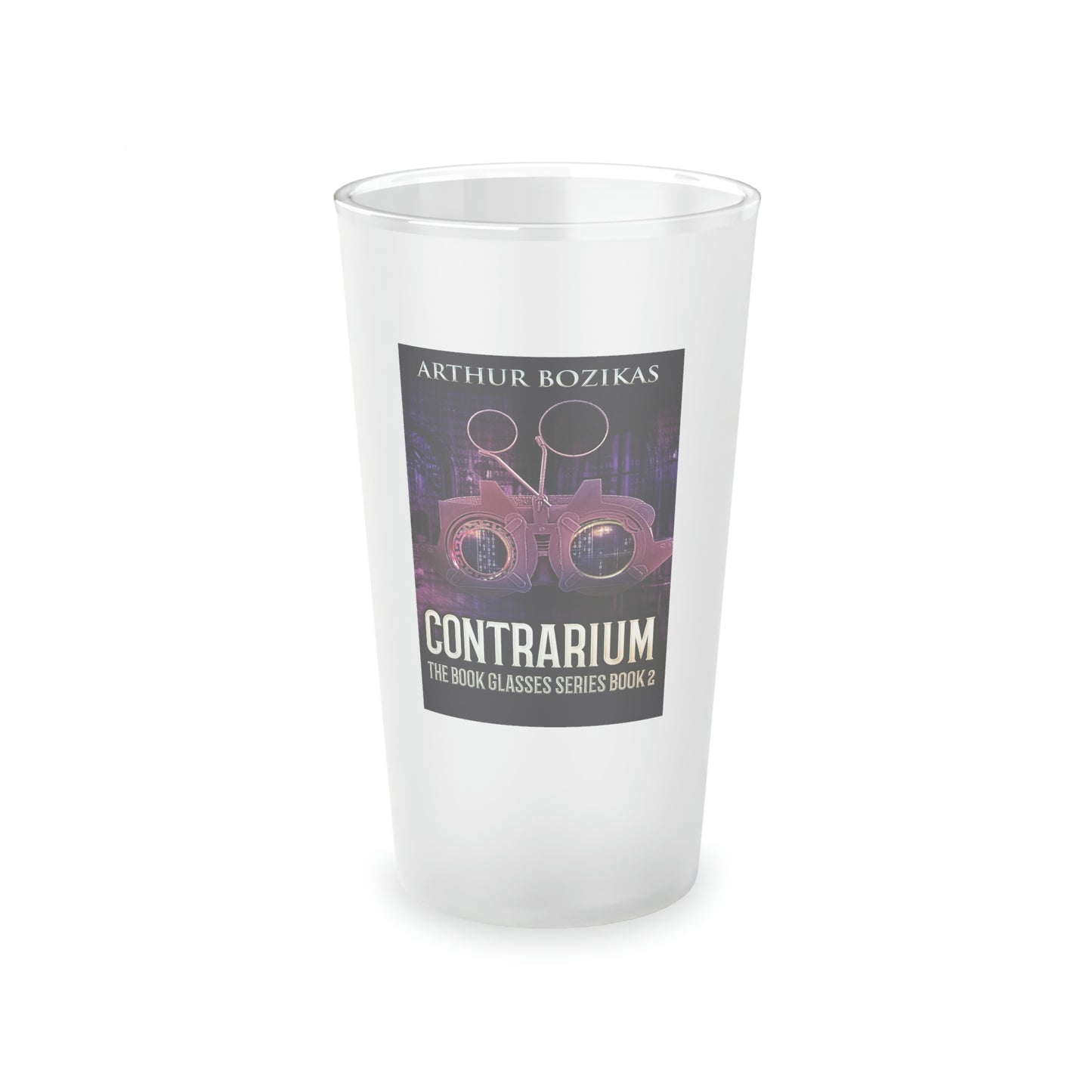 Contrarium - Frosted Pint Glass