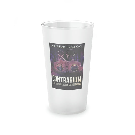 Contrarium - Frosted Pint Glass