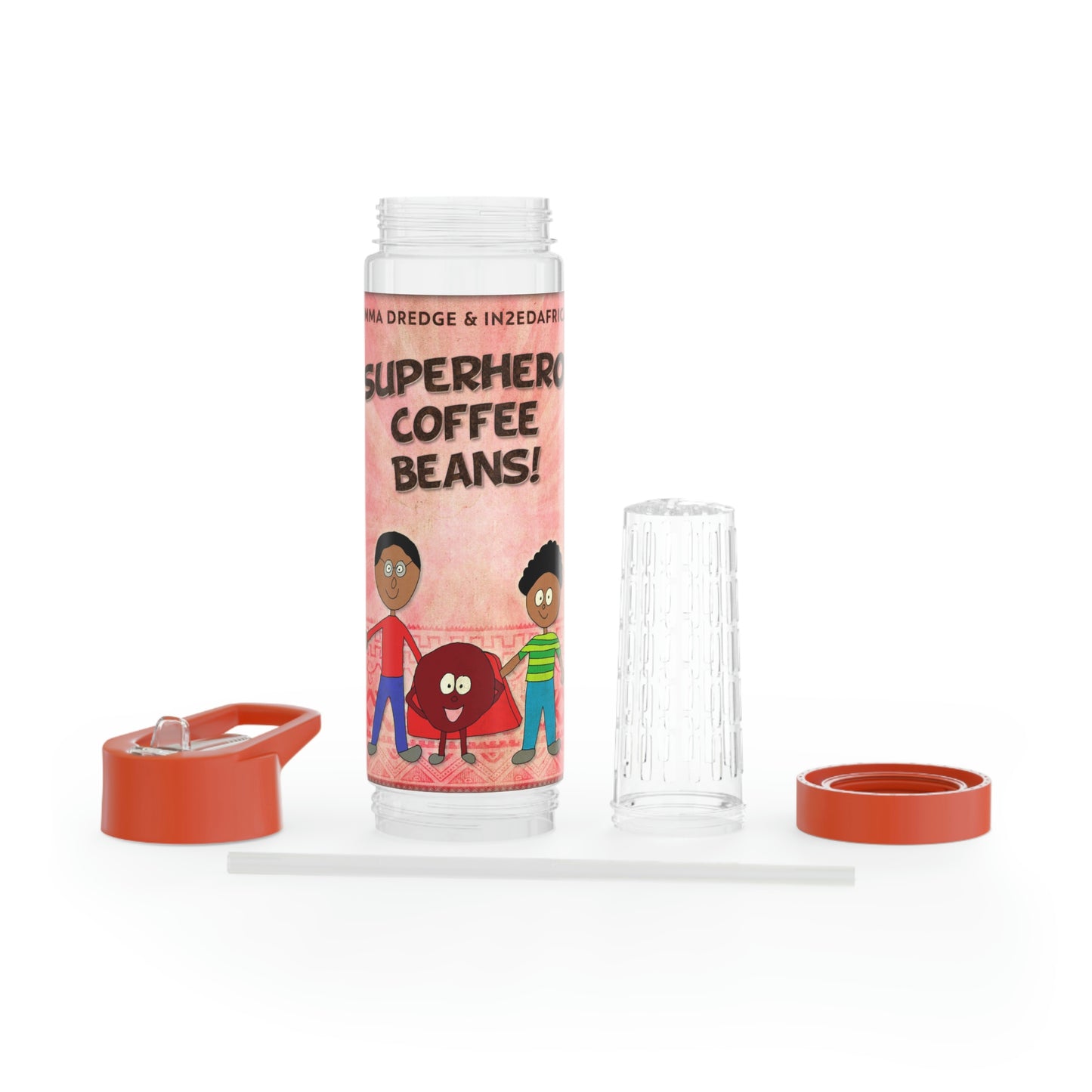 Superhero Coffee Beans! - Infuser Water Bottle