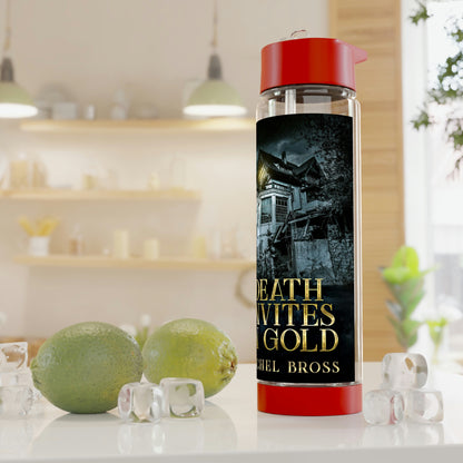 Death Invites In Gold - Infuser Water Bottle