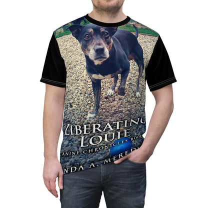 Liberating Louie - Unisex All-Over Print Cut & Sew T-Shirt