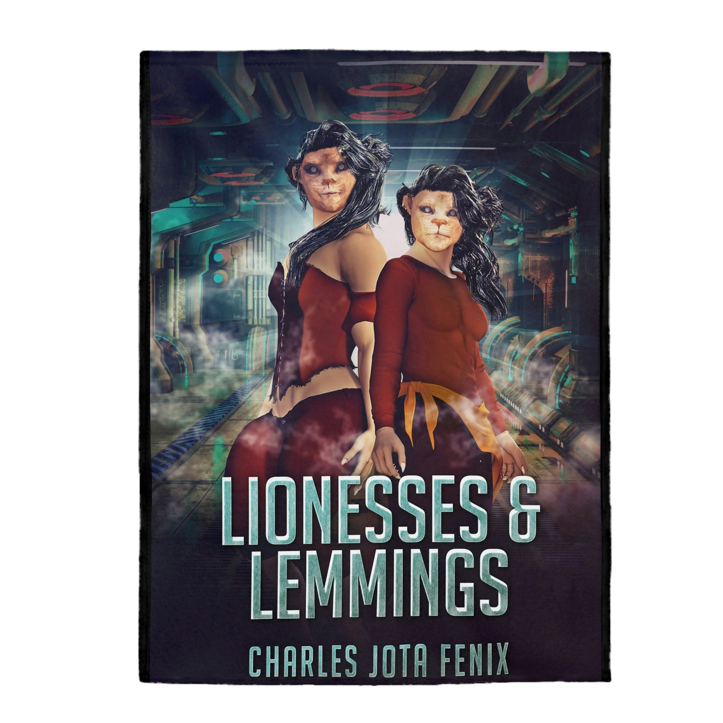 Lionesses & Lemmings - Velveteen Plush Blanket