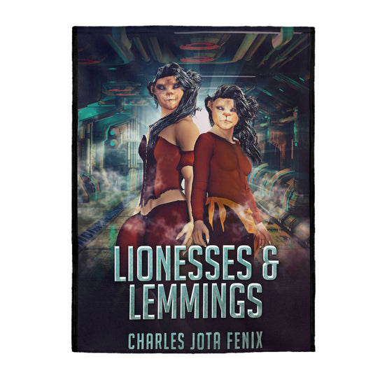 Lionesses & Lemmings - Velveteen Plush Blanket