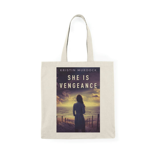 She Is Vengeance - Natural Tote Bag