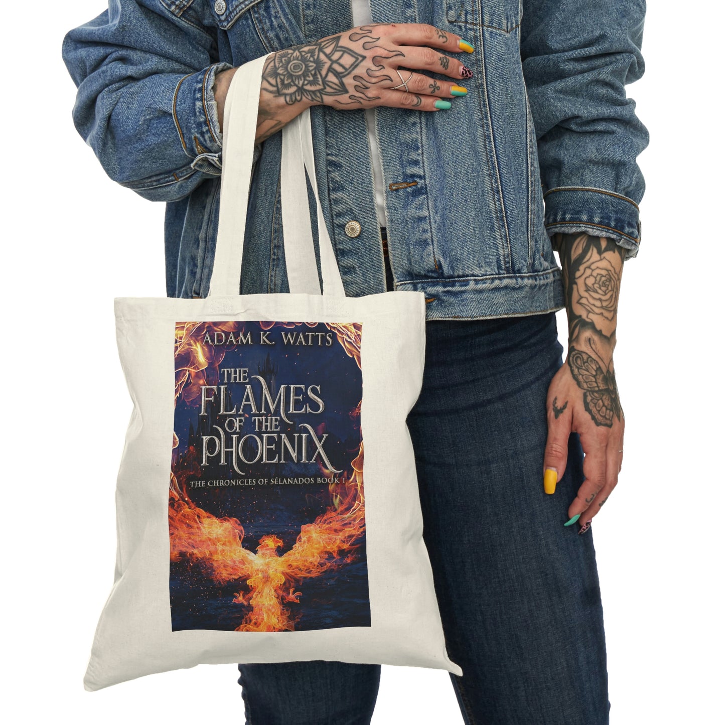 The Flames Of The Phoenix - Natural Tote Bag