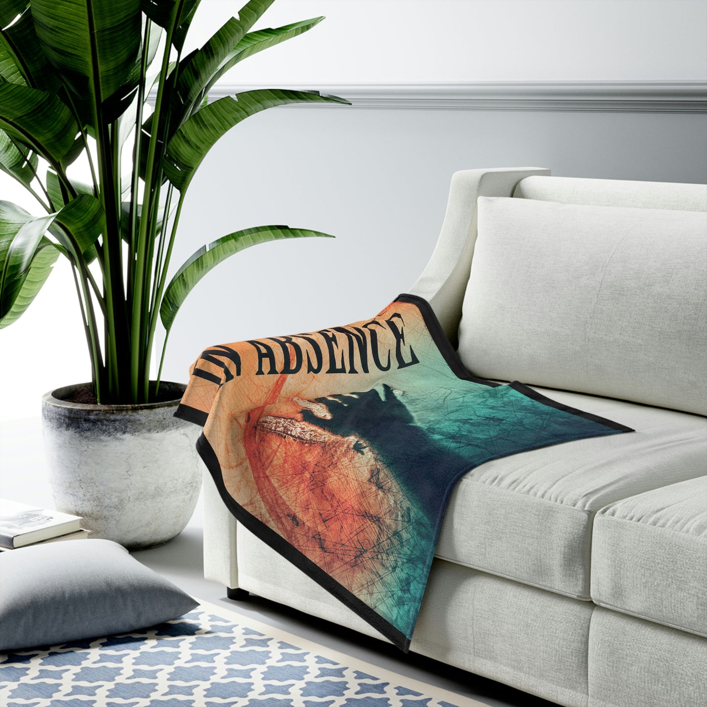 In Absence - Velveteen Plush Blanket