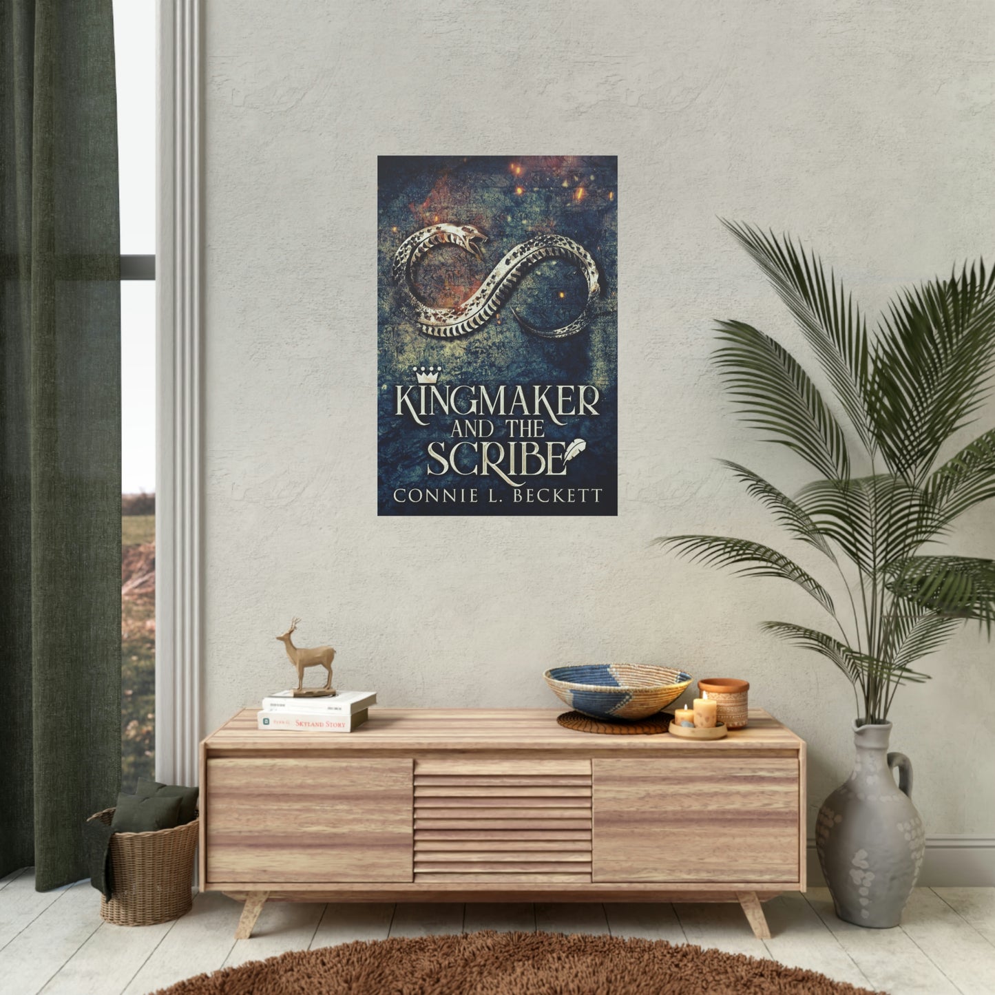 Kingmaker And The Scribe - Rolled Poster