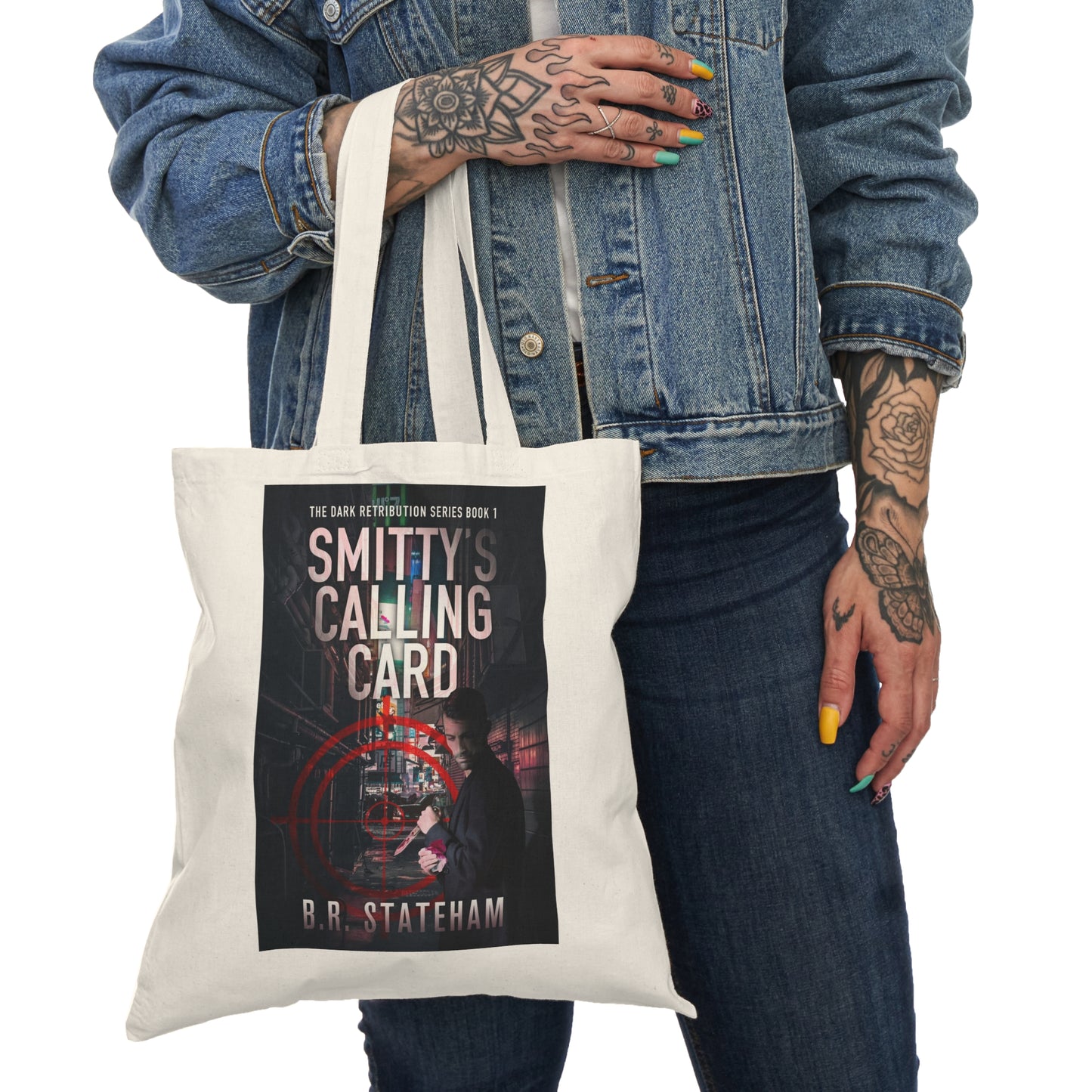 Smitty's Calling Card - Natural Tote Bag
