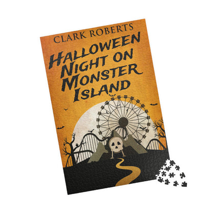 Halloween Night On Monster Island - 1000 Piece Jigsaw Puzzle