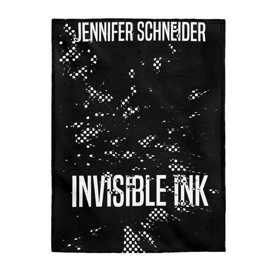 Invisible Ink - Velveteen Plush Blanket